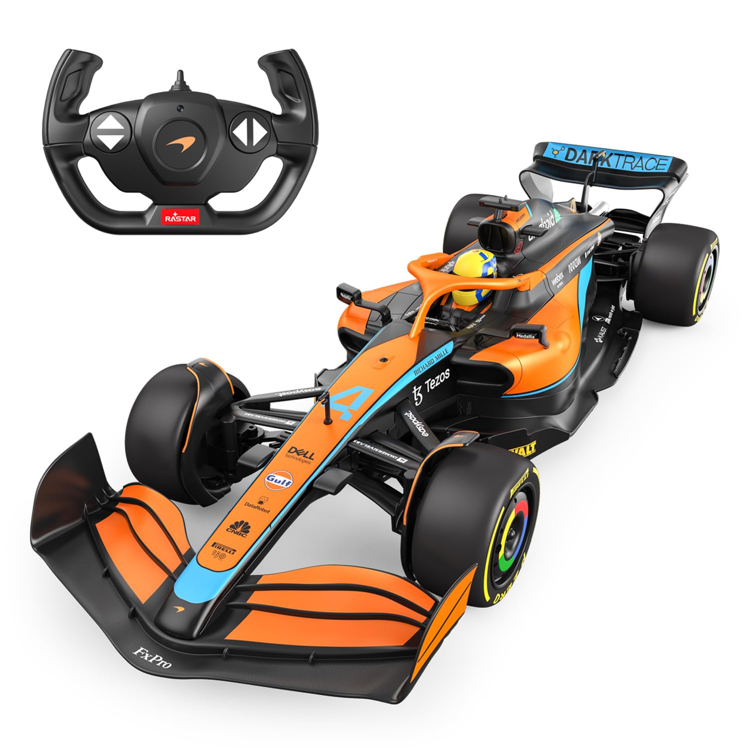 RASTAR Red Bull F1 1/18 Scale RC Car - 2022 Oracle Racing Remote Control Formula 1 RB18 Sergio Perez Model - Dark Blue 2.4G for Kids Adults