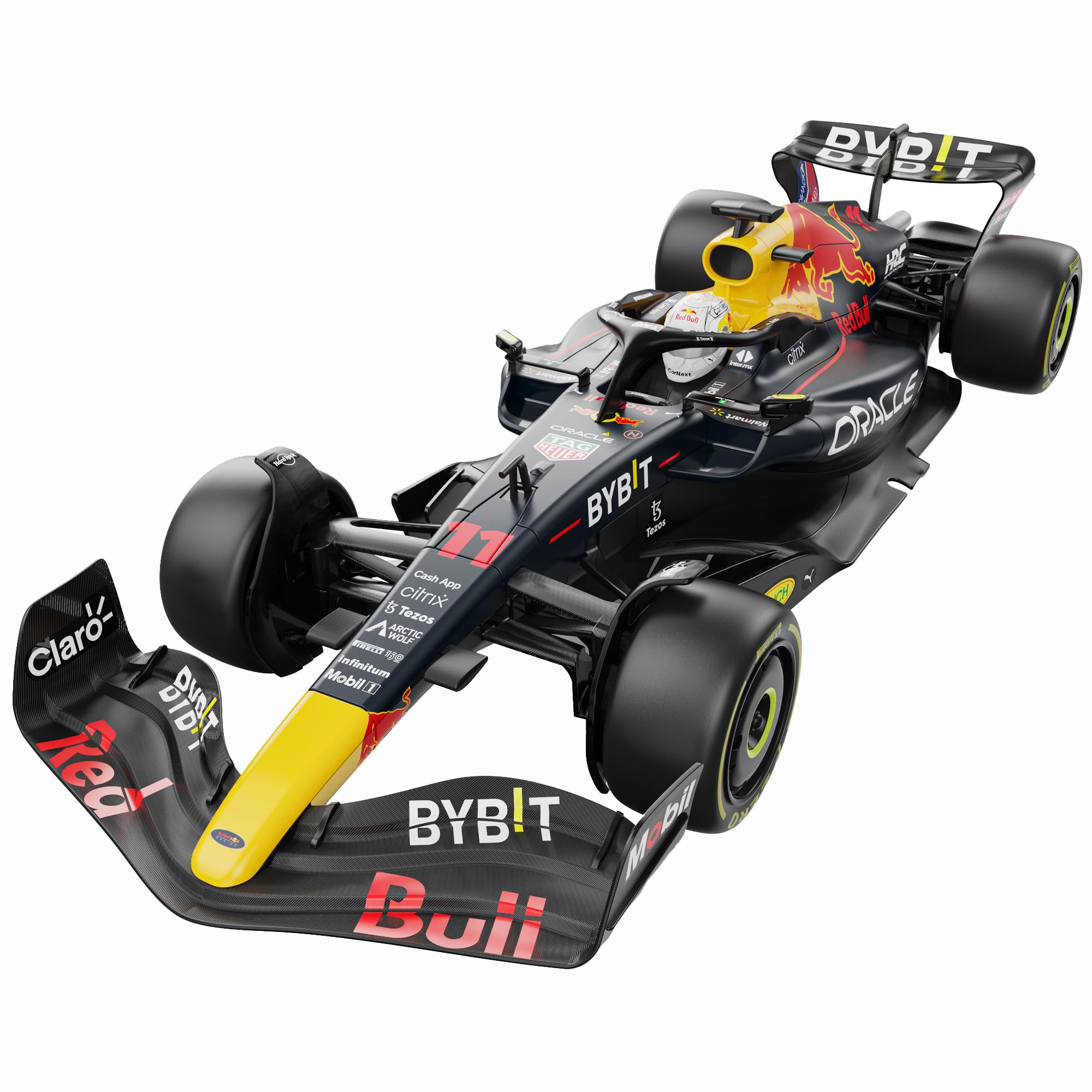 Voltz Toys Authentic Licensed 1:18 Mercedes-Benz F1 W11 Remote Control Car - F1 Collection RC car Series for Kids and Adults - 2.4GHz RC Car for Gift (1:18 Mercedes-Benz F1 W11)